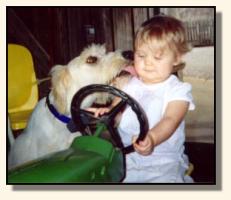 Our grand daughter, Shelby & Ollie! (9109 bytes)